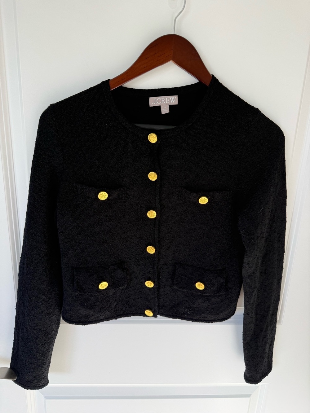 J. Crew Cresent Button Lightweight Lady Coat Size XS